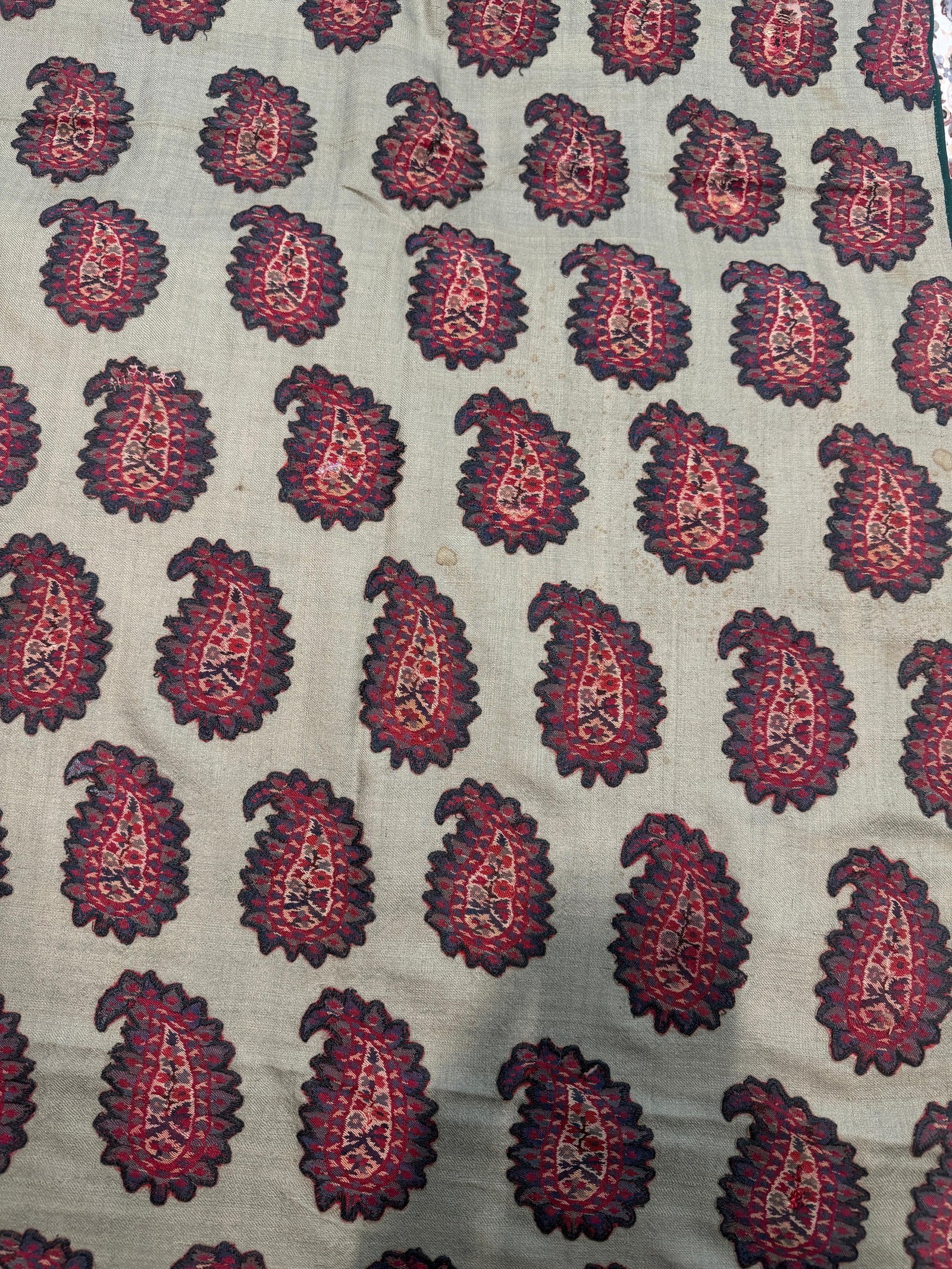 Antique Kashmiri Jamawar shawl 