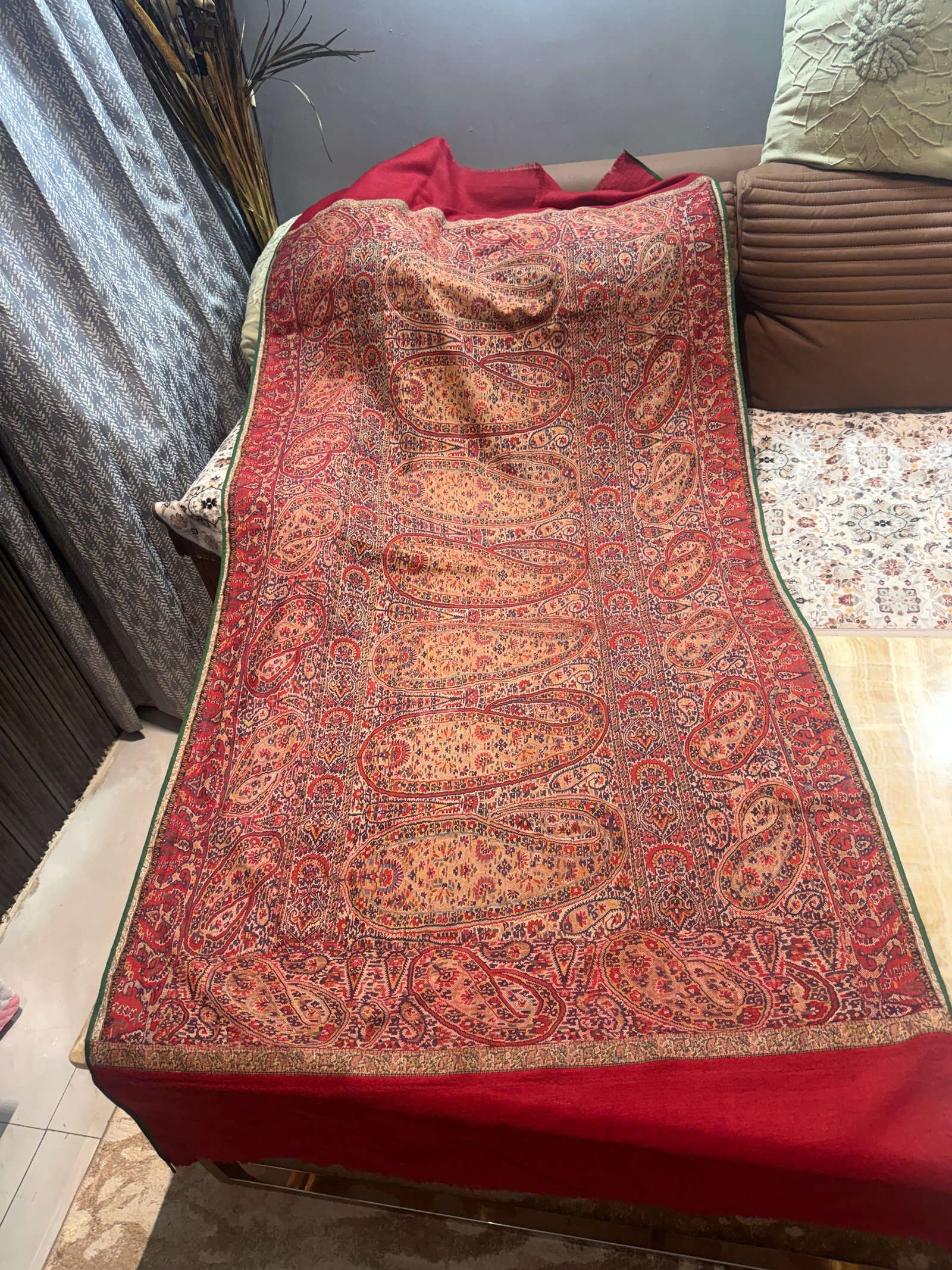 Jaipuri jamawar shawl