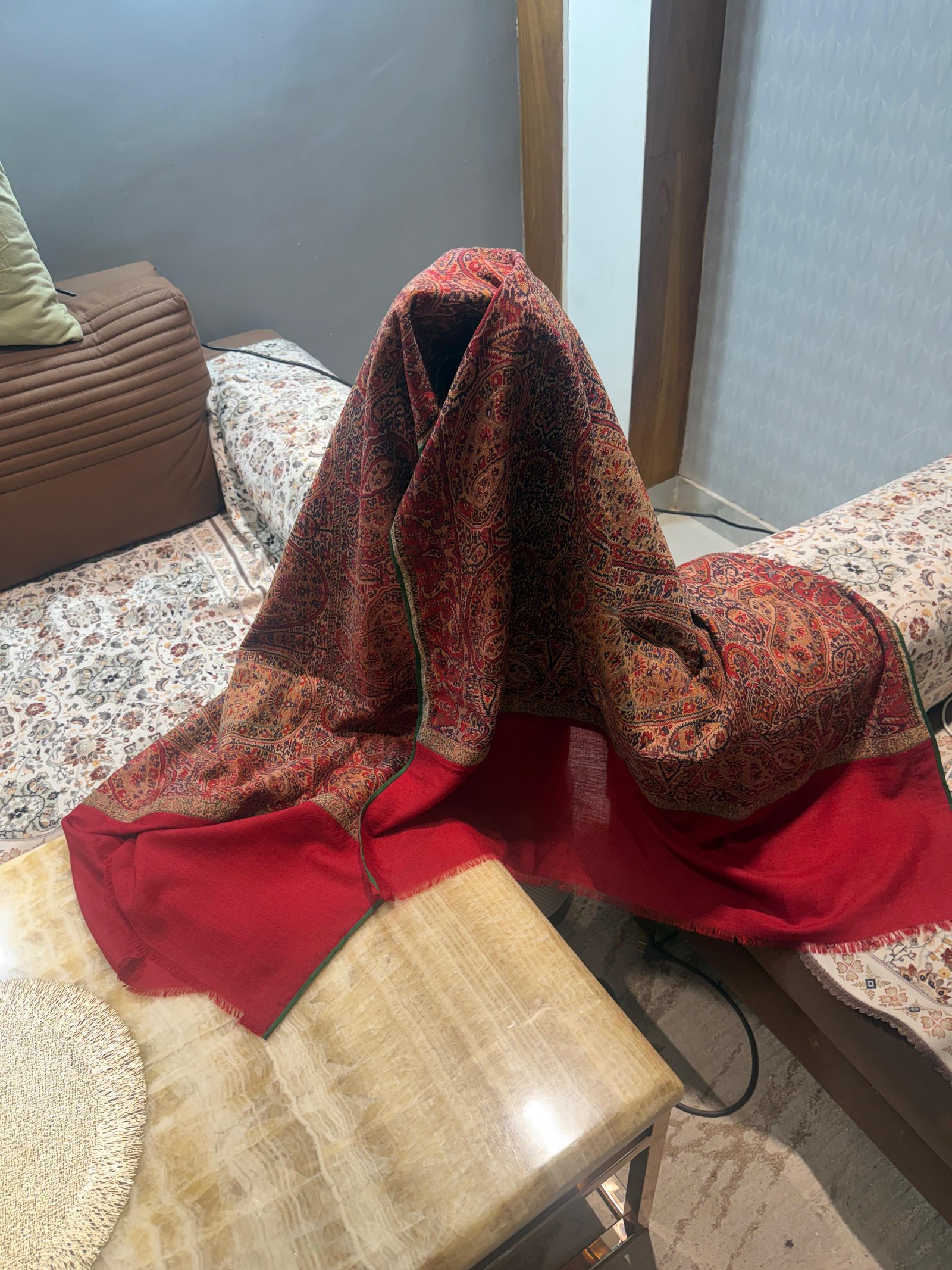 Jaipuri jamawar shawl