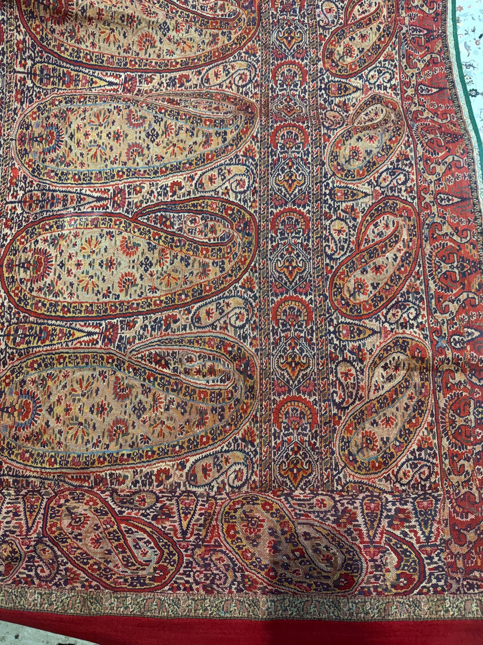 Jaipuri jamawar shawl