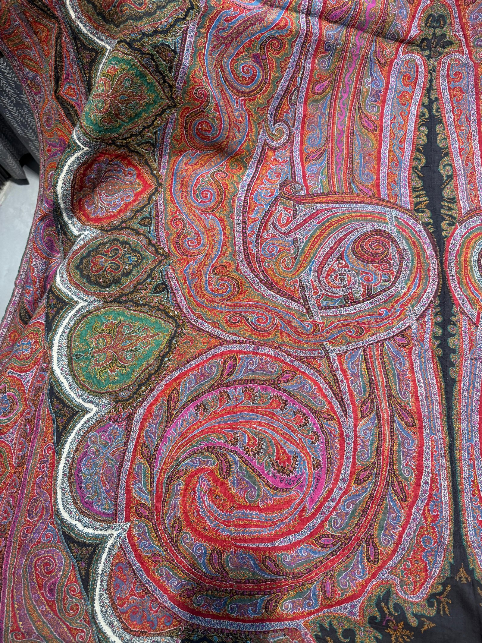 Antique kani jamawar Long shawl 