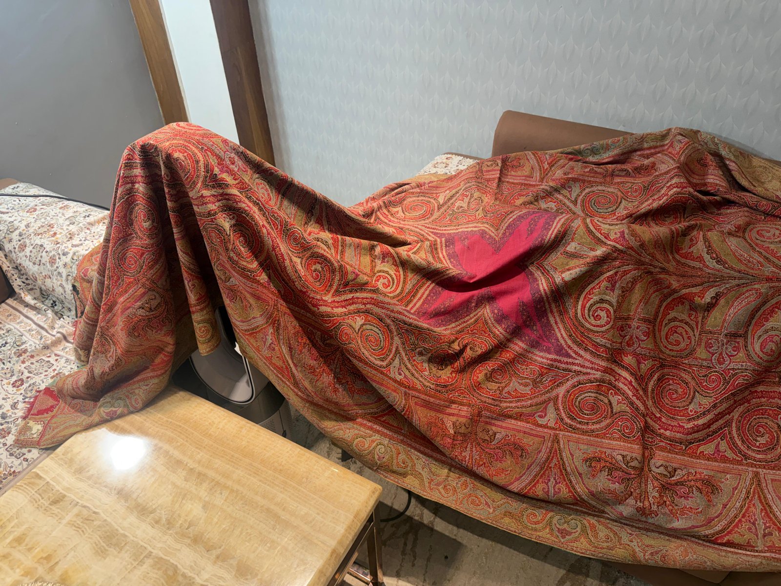 Antique kani jamawar Long shawl 