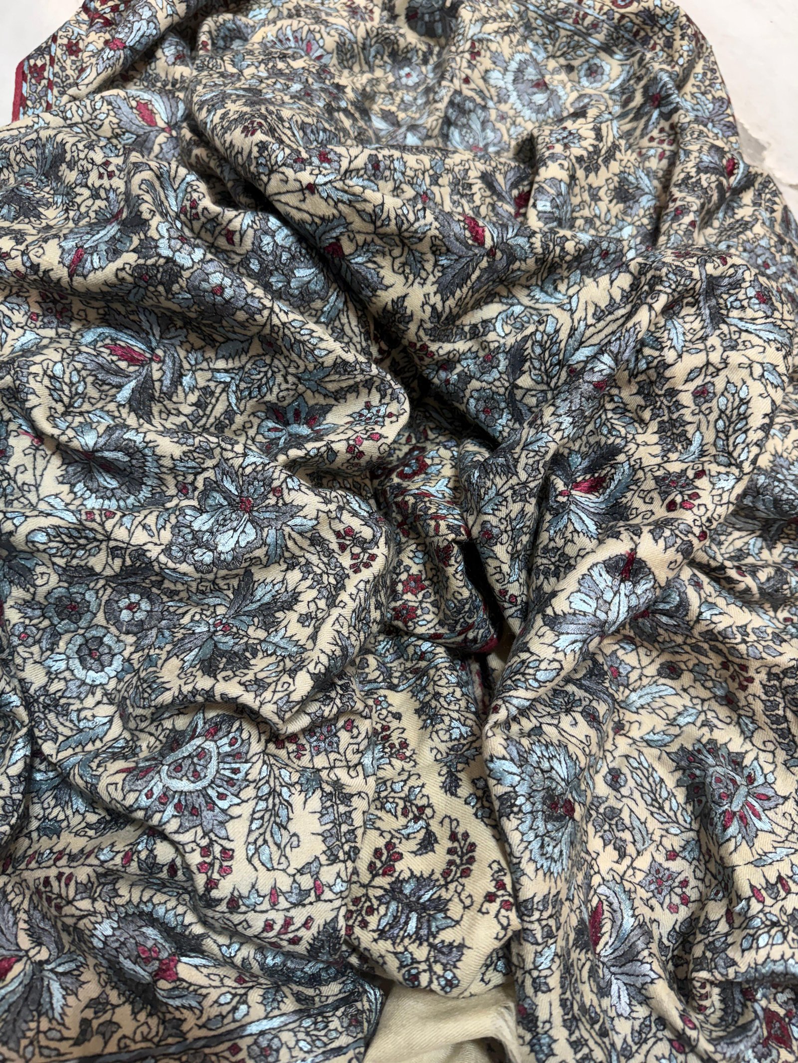 Pashmina needle work Resham unique jama