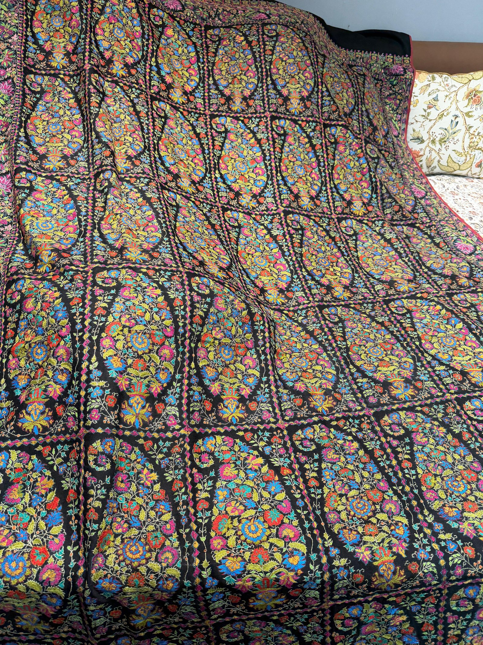 Pashmina needle jama regal shawl